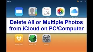 How to Delete All Photos from iCloud on PCComputeriPhoneiPad [upl. by Waverly473]