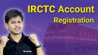 IRCTC New Registration How to Create an IRCTC Account [upl. by Eniamret]