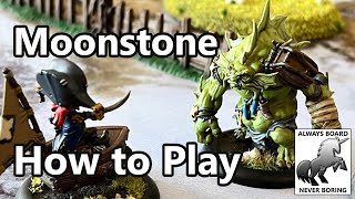 Moonstone by Goblin King Games  How to Play Primer and Review [upl. by Esteban]