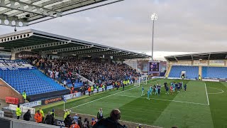 Oldham Athletic fans vs Chesterfield FC  26022022 [upl. by Buffo]