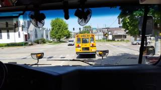 2016 IC CE 25 Cummins ISB 67L Start Up and Drive Home from School Last Ride [upl. by Vasyuta]