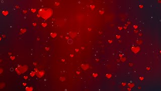 Red heart Love symbol  Background Loop video  Royalty free footage [upl. by Odine561]