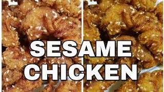 Sesame Chicken recipe by zaibunisah kitchen [upl. by Loreen489]