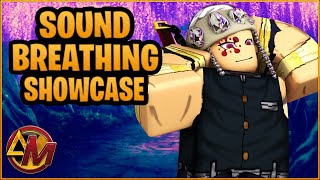 Sound Breathing Showcase  Location  Wisteria Roblox  BEST BREATHING [upl. by Marks]