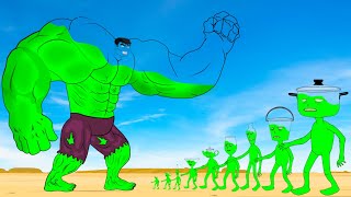 Evolution Of BIG HULK Vs Evolution Of MONSTER RADIATION  Returning From The Dead SECRET  FUNNY [upl. by Esoranna]