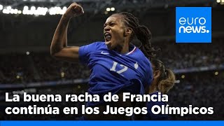 Juegos Olímpicos de París La buena racha de Francia sigue en fútbol balonmano y rugby siete [upl. by Hayn438]