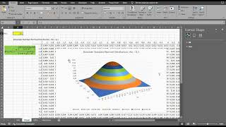 Excel  Bivariate Normal Distribution [upl. by Alta354]