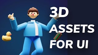 Amazing Free 3D Illustrations For UI Designs  Design Essentials [upl. by Oflodur]