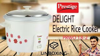 Prestige Delight Electric Rice Cooker PRWO 182 Unboxing [upl. by Briana]