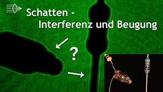 Interferenz und Beugung  der Schatten ist nicht eindeutig [upl. by Leinnad301]