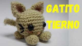 MINI GATITO AMIGURUMI FACIL [upl. by Sansone760]