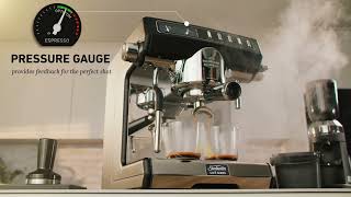 Create The Perfect Home Coffee Using The Sunbeam Cafe Duo Espresso Coffee Machine  The Good Guys [upl. by Straub]