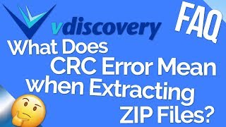 What does CRC error mean when extracting ZIP files  FAQ [upl. by Brunhilde]