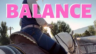 HOW TO STAY BALANCED IN THE SADDLE Barrel Racing [upl. by Malim]