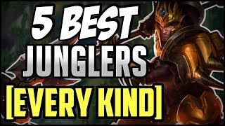 Top 5 Best Jungle Champions for EVERY Jungle STYLE  5 OP Junglers ALL SITUATIONS League of Legends [upl. by Pritchard]