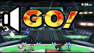 Smash Ultimate EVO Grands Game 4 but every sound effect is my voice [upl. by Tuesday609]