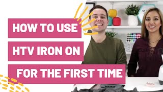 How To Use HTV Iron On For The First Time [upl. by Helsa]