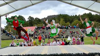 A very Scottish Irish Jig danced by competitors during the Braemar Gathering Highland Games 2018 [upl. by Durr]