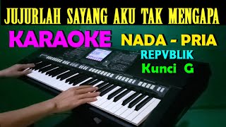 SANDIWARA CINTA  Repvblik  KARAOKE Nada Pria HD [upl. by Akinet]