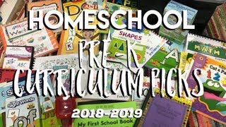 HOMESCHOOL PREK CURRICULUM PICKS FOR 20182019 [upl. by Acinorrev]