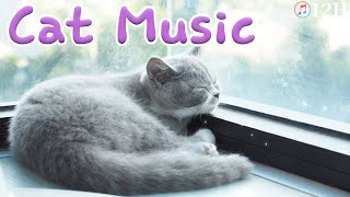 Music that cats love sleep music for cats rain soundsampstress relief music [upl. by Ennaesor]