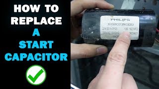 How to Replace a Start Capacitor [upl. by Hardwick]