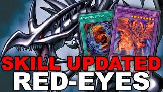 NEW REDEYES SKILL UPDATE POSTBANLIST REDEYES ROULETTE IS BROKEN YuGiOh Duel Links [upl. by Ybbob]