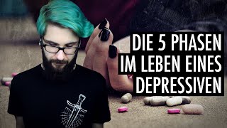 Die 5 Phasen einer Depression  Andre Teilzeit [upl. by Zippora507]