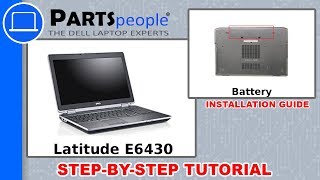 Dell Latitude E6430 P25G001 Battery HowTo Video Tutorial [upl. by Einnij]