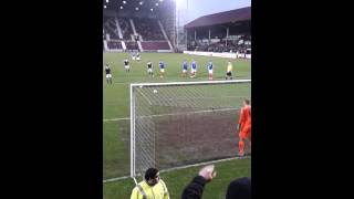 Morgaro Gomis Hearts penalty [upl. by Tallbott766]