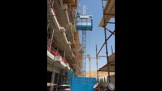 Construction HoistConstruction Elevator Installation [upl. by Alderson]