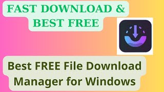 Best FREE File Download Manager for Windows AB Download Manager Alternative to IDM [upl. by Artus443]