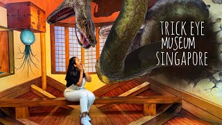 TRICK EYE MUSEUM SINGAPORE 3D  AR VIDEO  Sentosa  PinkSugar [upl. by Reniti]