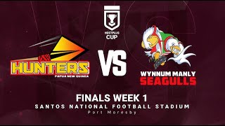 SP PNG Hunters vs Wynnum Manly Seagulls  Match Highlights  QRL Hostplus Cup  Finals Week 1 [upl. by Kowatch]