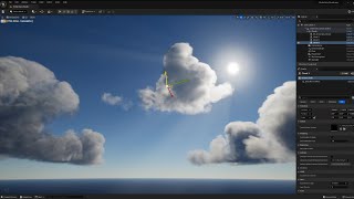 Unreal Engine 5 Volumetric Clouds Demo Project [upl. by Atilahs]