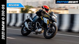 2021 BMW G 310 GS  Better Than KTM Adventure  MotorBeam [upl. by Lise731]