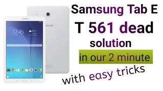 Samsung Galaxy Tab E No Charging dead solution [upl. by Idroj681]