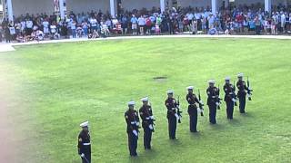 Marine Corps 21 shot salute [upl. by Laekim]