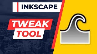 Inkscape Basics How to Use the Tweak Tool in Inkscape [upl. by Aerised]