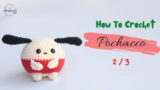 265  Pochacco 23  How To Crochet  Amigurumi Tutorial [upl. by Fritzie]