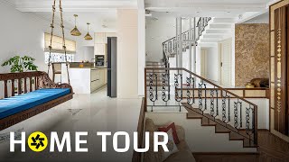 This 2400 sqft Home in Bengaluru is Inspired by Kolkata Colonial Homes Home Tour [upl. by Joane]