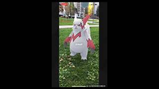 POKEMON GO  AR MODE GAMEPLAY FOOTAGE [upl. by Aruat]