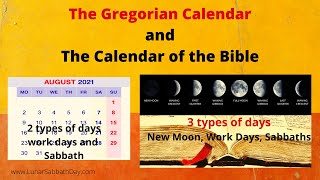 The Gregorian Calendar and The Calendar of The Bible [upl. by Hathaway]