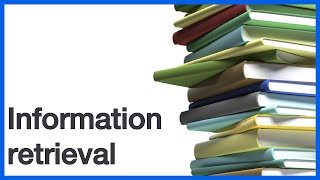 Information retrieval A deeper dive into methods for finding relevant papers [upl. by Jun973]