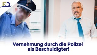 Vernehmung durch die Polizei als Beschuldigter [upl. by Eileek]