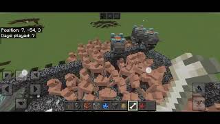 10000 stronk villager golems vs 11125 ravagers who will win [upl. by Macri242]