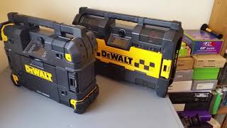 DEWALT TSTAK CONNECT AND TOUGHSYSTEM RADIO COMPARISON [upl. by Wehhtam]