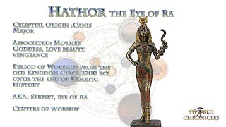 Hathor the Eye of Ra Kemetic Ntr of Motherhood Love and Beauty [upl. by Curzon]