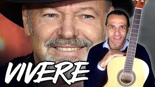 Vivere  Vasco Rossi  Chitarra  Accordi  Tutorial [upl. by Aivek]