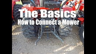 The Basics How to Connect 3Point Rotary Cutter [upl. by Rigdon748]